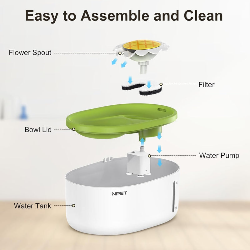 🐾 Fuente de Agua  para Gatos – Hidratación, Estilo y Felicidad para tu Michi 💚😺