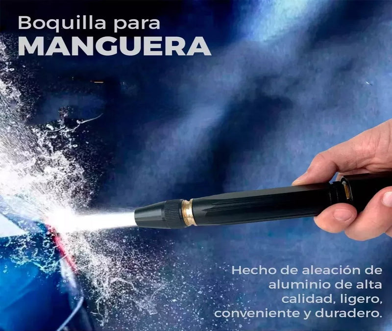 💦 Boquilla para Manguera con Accesorios — Potencia, Ahorro y Versatilidad en tus manos   🌿