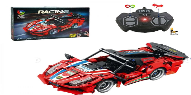 🚗Carro Lego Rojo a Control Remoto – ¡Velocidad y creatividad en tus manos!🚀