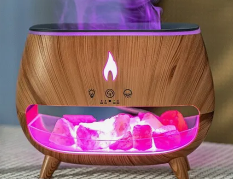 🌕💫 Lámpara de Sal Humidificadora — Armoniza tu ambiente y tu alma 🌿