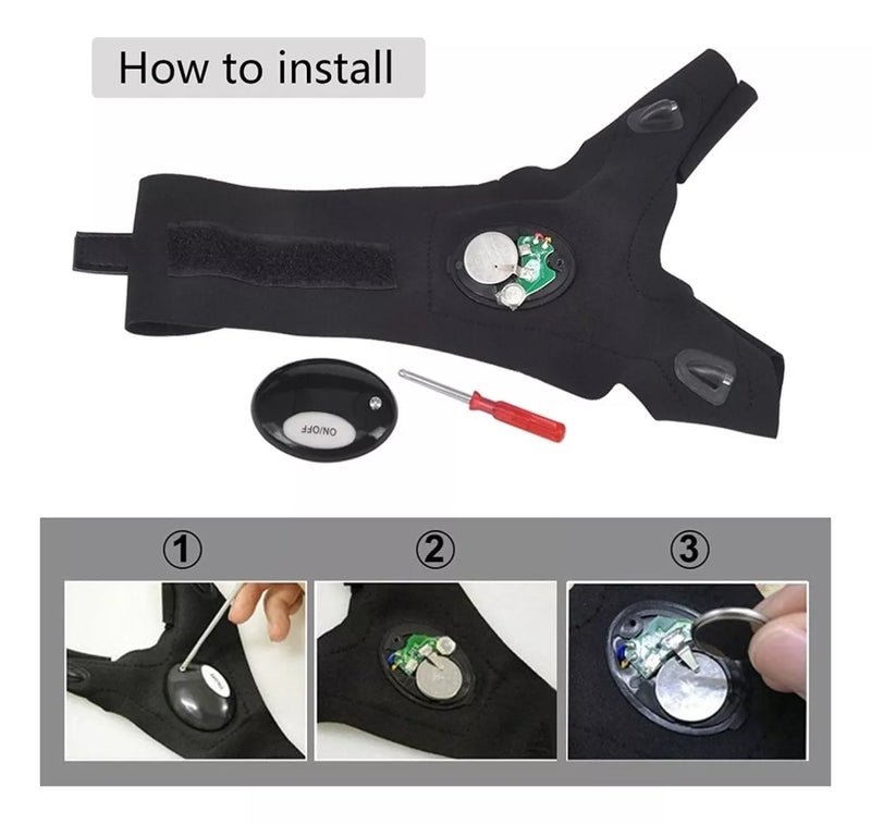 🔦 Guante Linterna Luz LED – ¡Ilumina tus manos y tu camino! 🙌