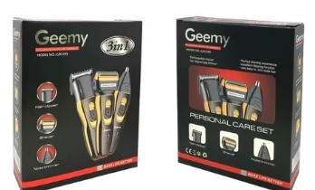 💈✨ Máquina de Afeitar 3 en 1 GM-595 Dorada- ¡Tu Look Perfecto en Minutos!