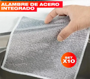 ⚡ Set x10 Paños Metálicos de Limpieza Cocina 🧼
