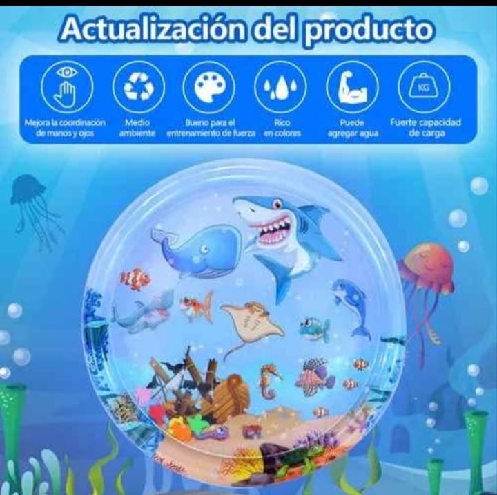 💖 “Combo  Tapete Gateador + Tapete de Agua👶 Mágico para tu bebe