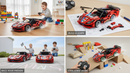 🚗Carro Lego Rojo a Control Remoto – ¡Velocidad y creatividad en tus manos!🚀