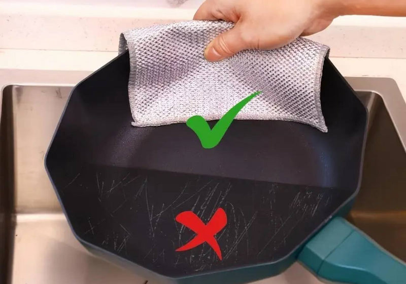 ⚡ Set x10 Paños Metálicos de Limpieza Cocina 🧼