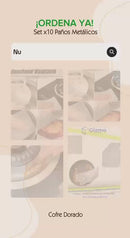 ⚡ Set x10 Paños Metálicos de Limpieza Cocina 🧼