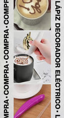 💫 “Transforma tu café en arte con el Lápiz Eléctrico Decorador de Especias ☕✨”.