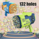 🔥Pistola de Burbujas de 132 Agujeros —¡Miles de burbujas en segundos!🚀