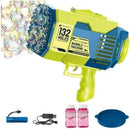 🔥Pistola de Burbujas de 132 Agujeros —¡Miles de burbujas en segundos!🚀